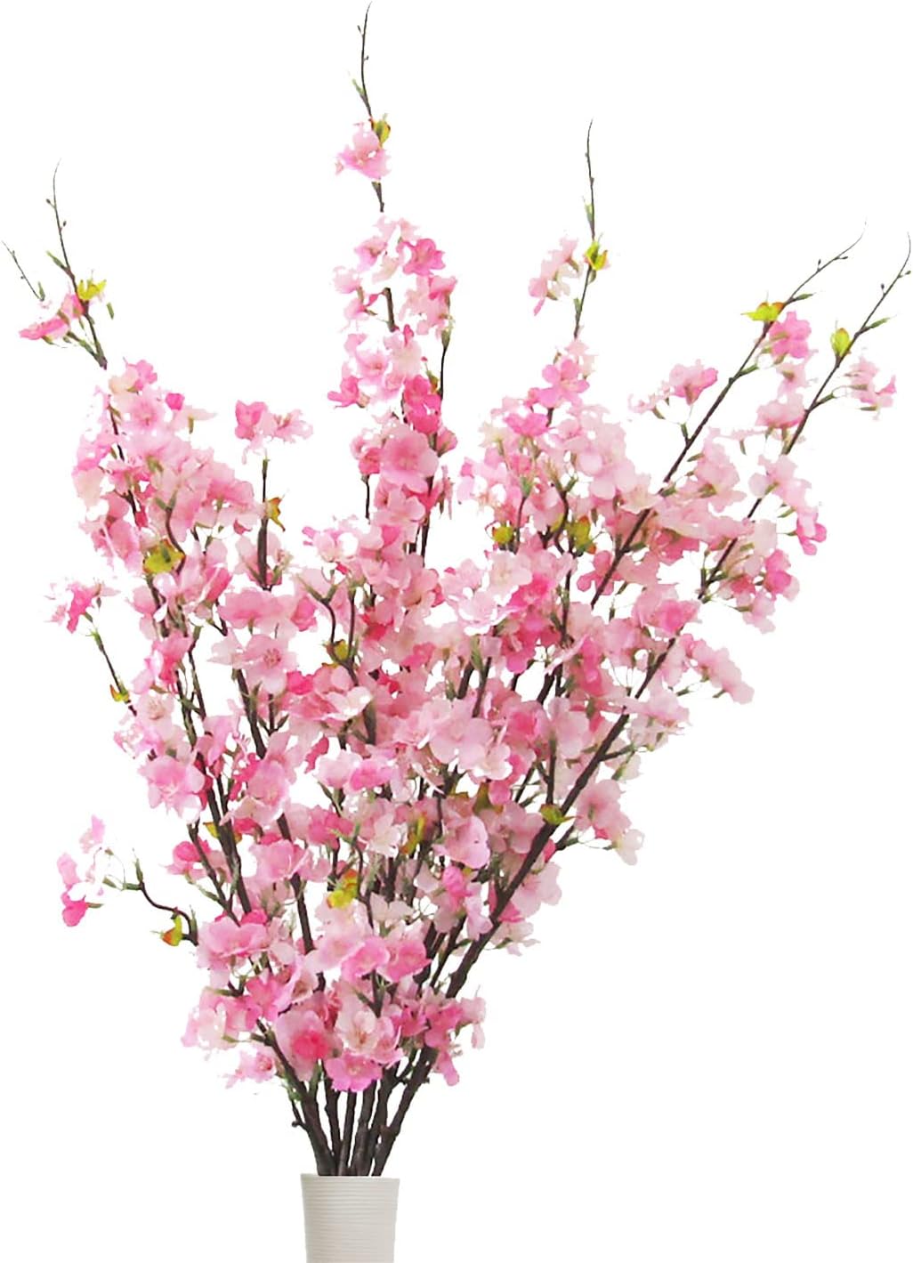 FIGISIGIN 6 PCS 43 Inch Artificial Flowers Cherry Blossom