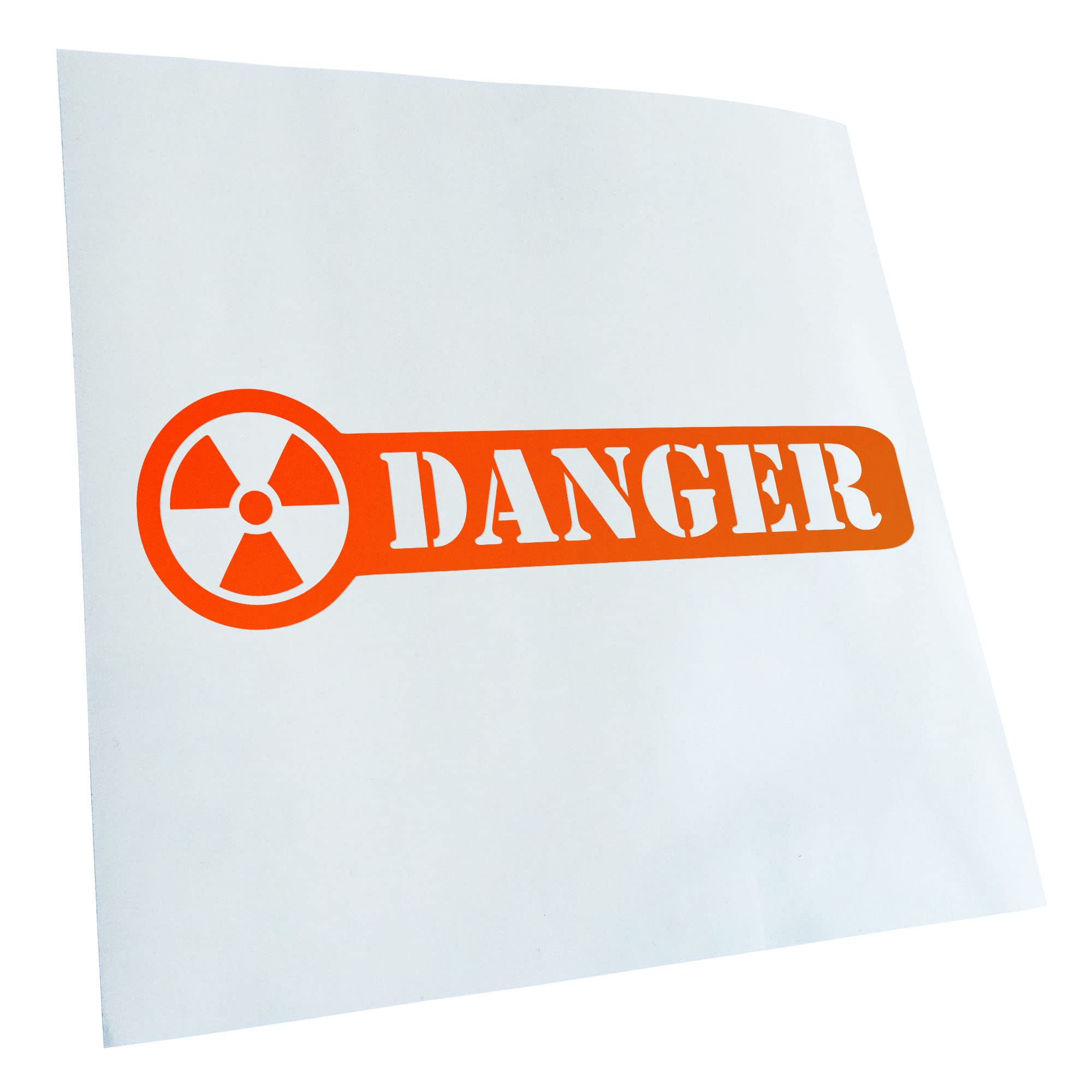 Kiwistar - Car Sticker - Danger Danger Warning - Rear Window Car Sticker Weatherproof for Car Truck Moped Truck - Sticker Exterior Self-Adhesive Tuning Accessories for Window Vehicle Window