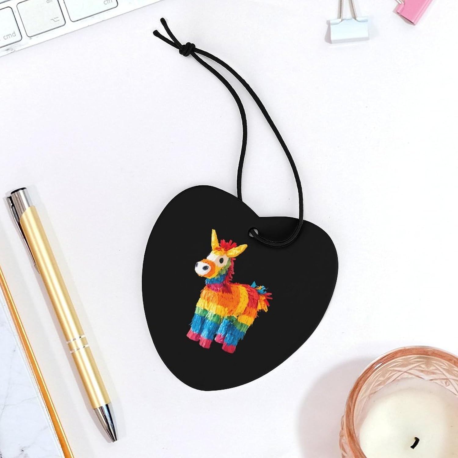 Colorful Donkey Car Air Freshener Hanging Car Scent Cards Decor Interior Accessories