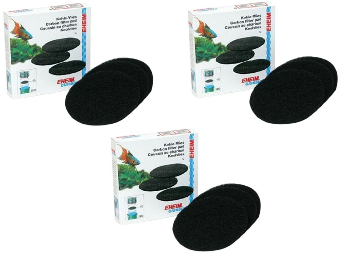 Eheim Carbon Filter Pad für Classic Externe Filter 2213–9 Total Filter Pads (3 Egal 3 Pads pro-Pack)