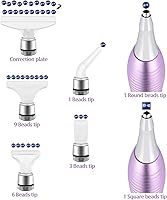 Vista 3 de Kits de bolígrafos de pintura de arte de diamantes de metal Benote, herramientas de bolígrafo de diamante con punta roscada, ergonómico, cuadrado