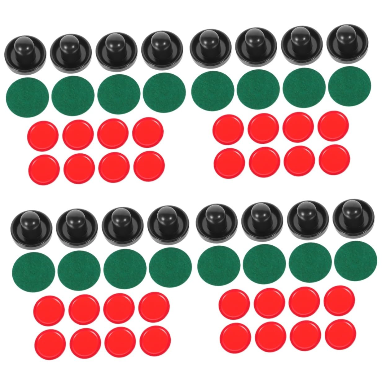 Toddmomy 8 Ensembles Patins et Rouges pour Tables de Jeux pour Entre et Fêtes