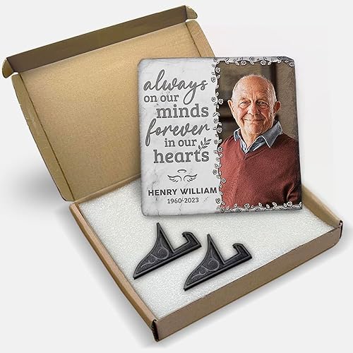 Miniatura 9 de Pawfect House Piedra conmemorativa personalizada, regalos de condolencias por la pérdida de un ser querido, mamá, papá, regalos conmemorativos por