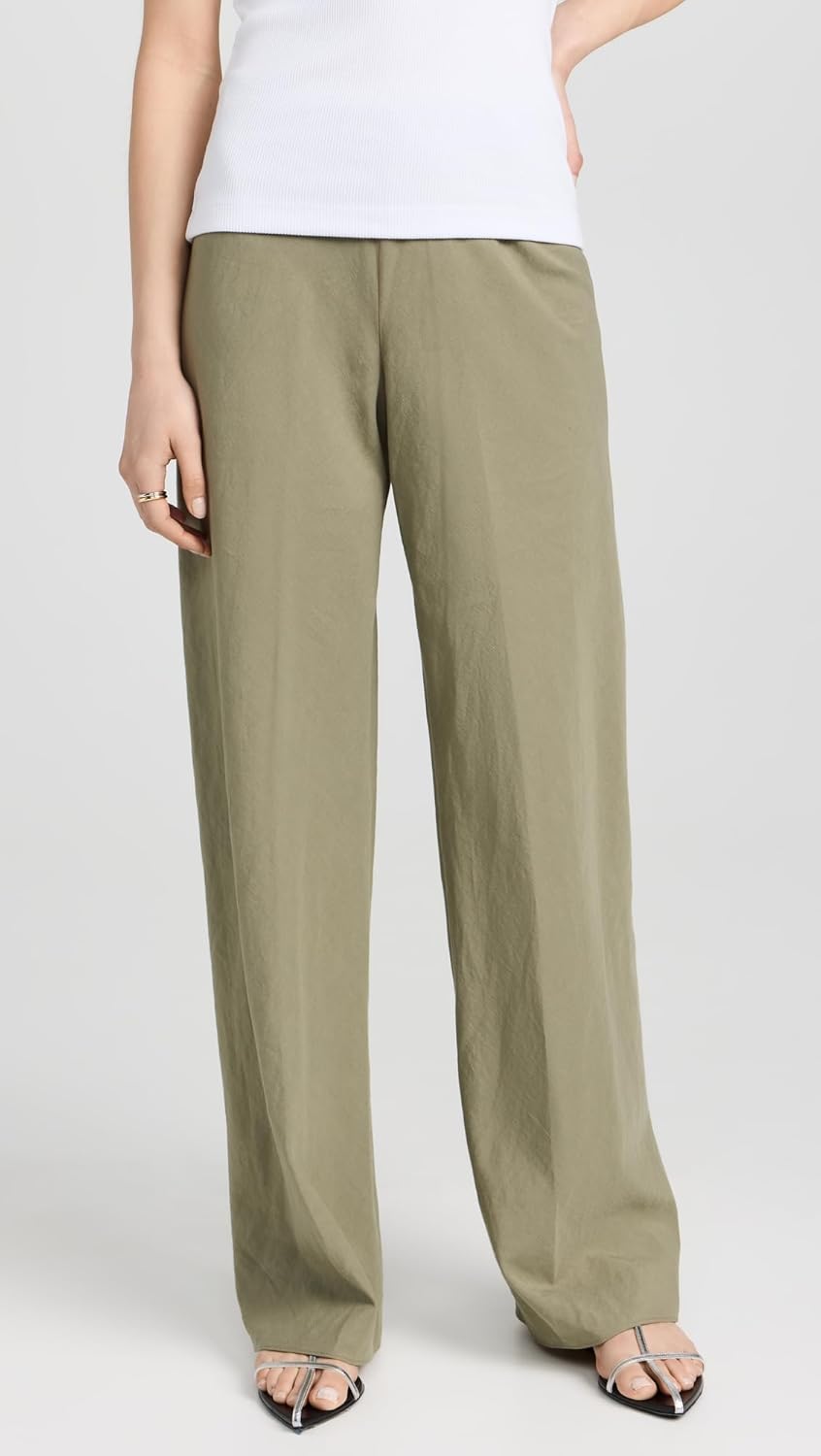 Vince Women's High Waist Cotton Bias Pants - Image 2