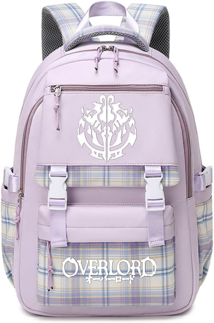 Anime OverLord Backpack Albedo Mochila Satchel Daypack School Bag Bookbag 2
