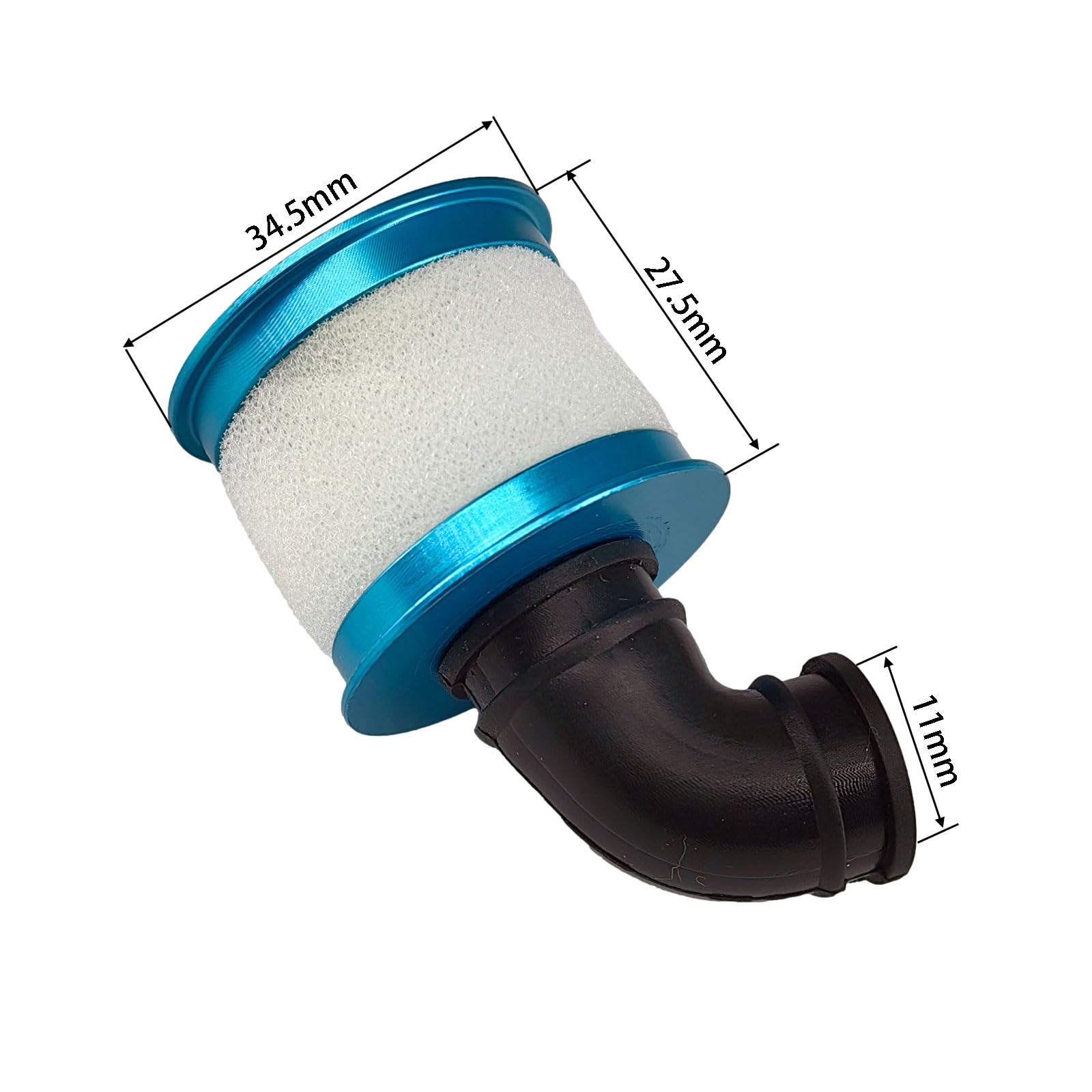 HSP part 04102B Aluminum Capped Air Filter for Hispeed 1/16 RC Nitro Car Truck Truggy