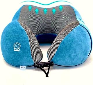 Hulk Travel Neck Pillow – Memory Foam for Comfortable Airplane Sleep Support