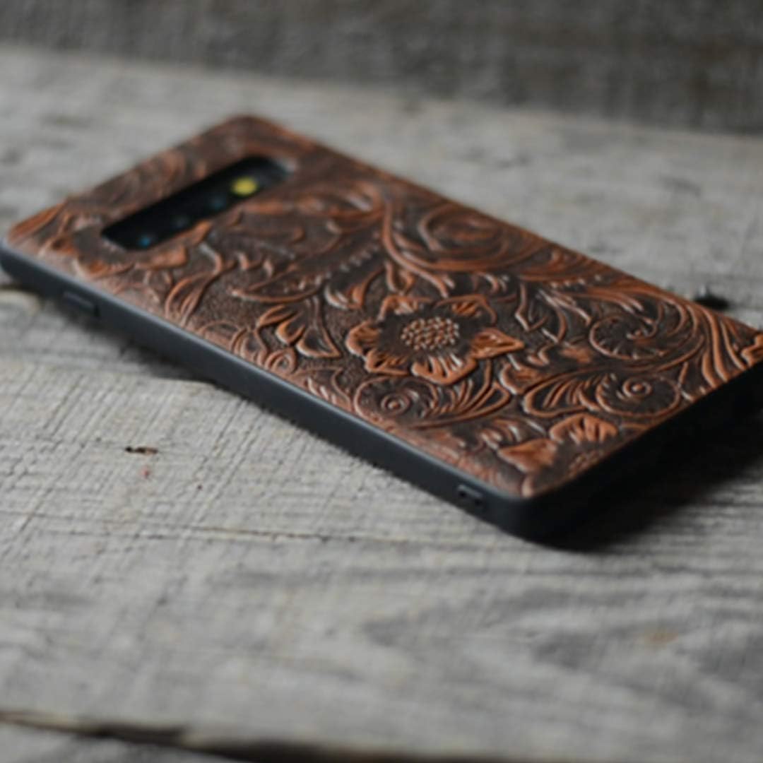 JJNUSA Handmade Leather Wallet Case for Samsung Galaxy s25 Ultra S24 S23 Ultra, S23+ s22 Ultra s25 Plus s26 Back Case