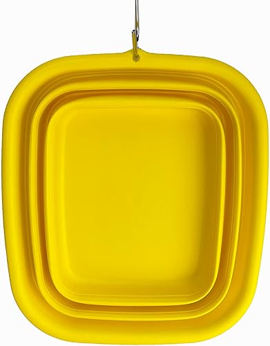 Miniatura 10 de SAMMART Tina de lavado de plástico plegable de 15L (3.9 galones), bañera plegable, lavabo portátil, ahorro de espacio, fácil almacenamiento