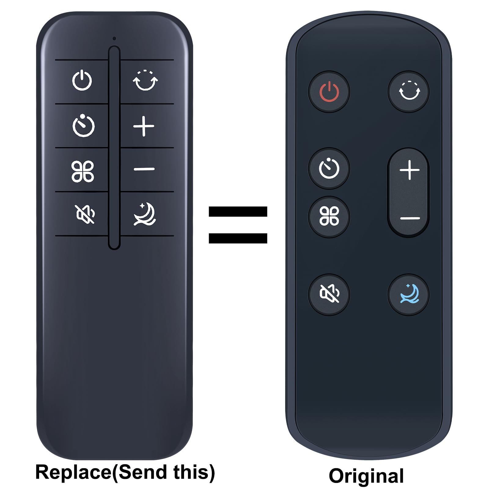 Replacement Remote Control For ProBreeze PB-AC06 - View #9