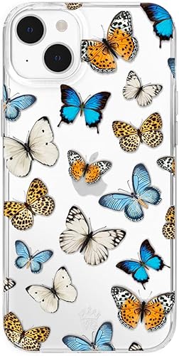 Miniatura 43 de VELVET CAVIAR Funda para iPhone 14, probada en caídas de 10 pies, purpurina transparente Bratz Bratz Pack Glitter,Café,Nebulosa