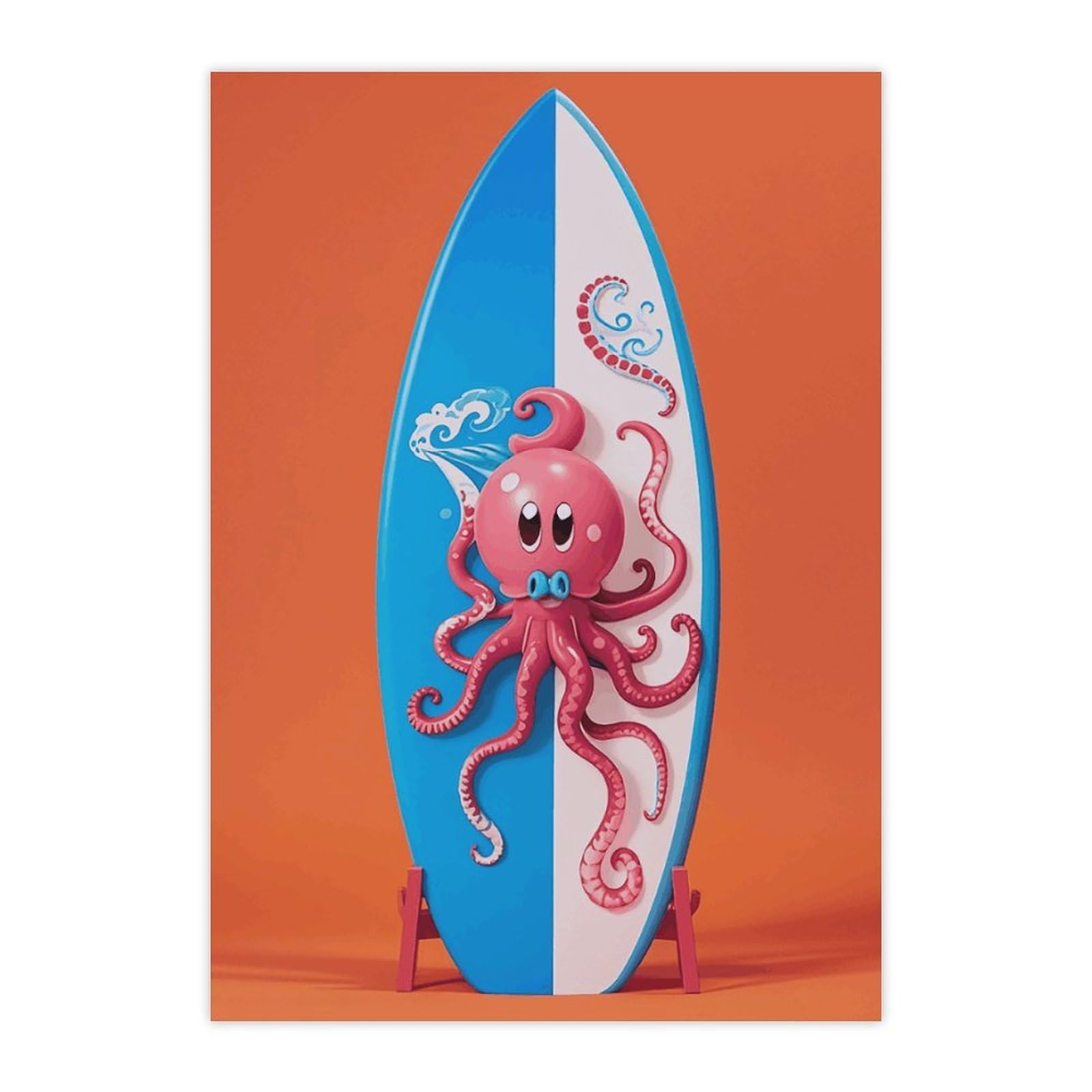 Autocollants mignons imperméables pour planche de surf et PC