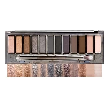 12-color smoky eyeshadow palette pearlescent matte earth color ins makeup eyeshadow