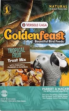 Goldenfeast VL Tropical Fruit Treat Mix, 3 lb Bag