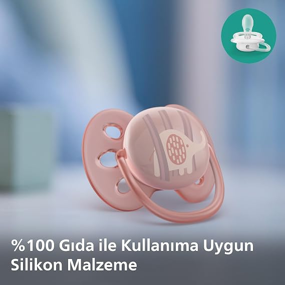 Philips Avent SCF091/09 Ultra Soft 0-6 Ay 2li Kız Emzik