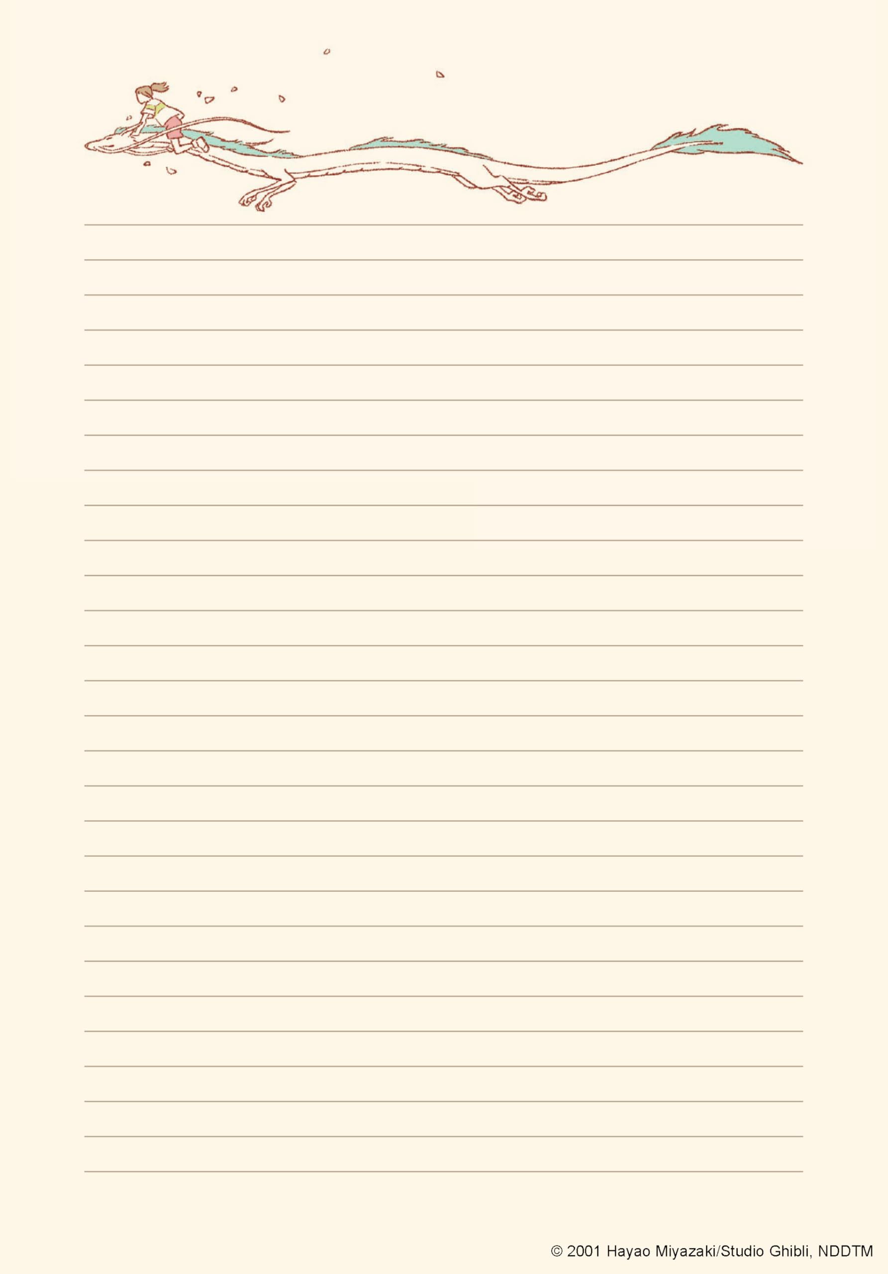 Studio Ghibli Spirited Away Stationery Set