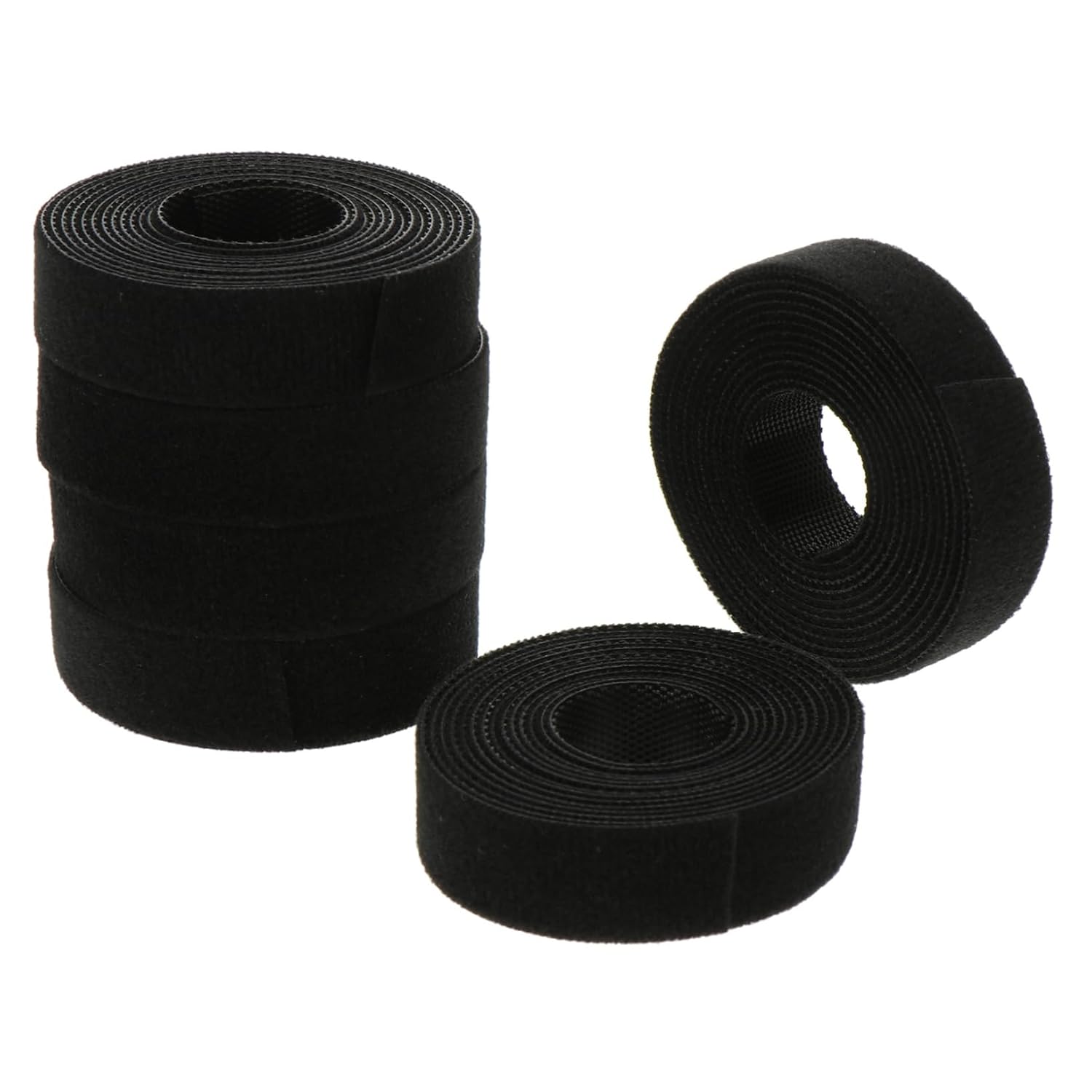 Homoyoyo 6rolls Cord Organizer Reusable Cable Straps Hook and Fastening for Tidy Cables for Electronics Home Office and