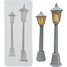 Vintage Street Lamp Silicone Mold Lamp Post Fondant Molds