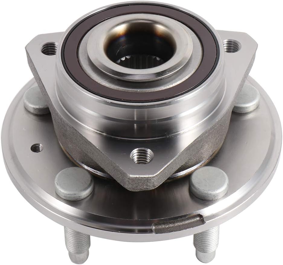 cciyu 513282 Wheel Hub and Bearing Assembly Replacement for fit 2010-2014 for Cadillac CTS,2010-2014 for Chevrolet Camaro Wheel Hubs with ABS 5 Lugs (2)
