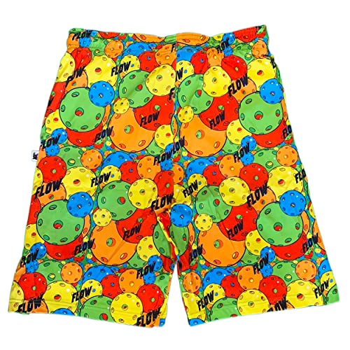 Flow Society Boys Motley Pickleball Tennis Short Multi2