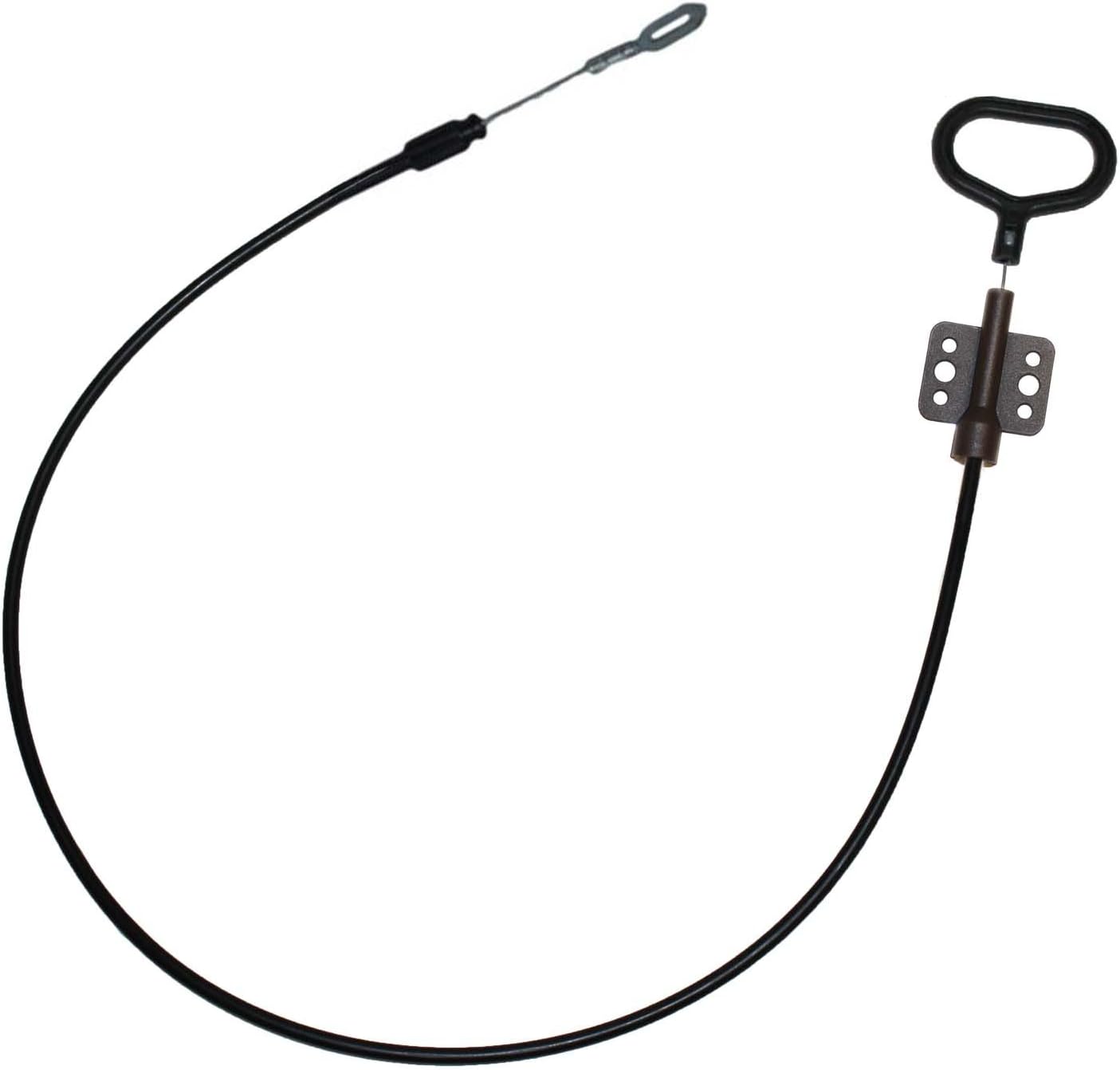Black Recliner Cable with Release Handle for Lane and Action Furniture - Exposed Cable Length: 2.5". - O Shape Tip