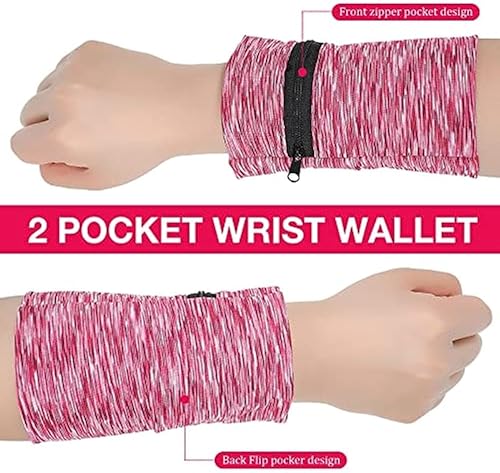 5 peças carteira de pulso resistente ao telefone manga carteira de corrida carteiras para mulheres h