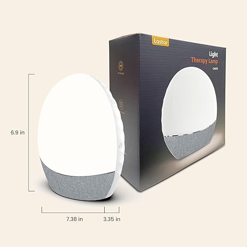 Miniatura 8 de LASTAR Lámpara de terapia de luz, lámpara solar sin rayos UV de 12,000 lux, con 4 temperaturas de color, 5 niveles de brillo y 6 funciones de