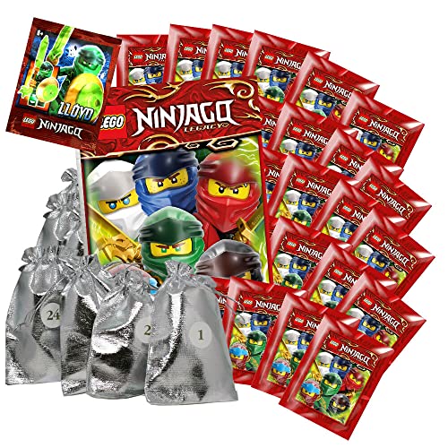 collect-it Lego Ninjago - Legacy Serie 2 - Sammelsticker-Adventskalender - 24 Überraschungen