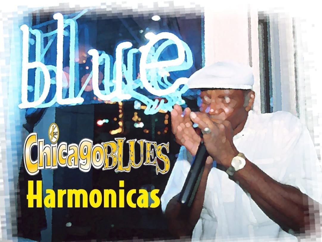 Harmonica-Party Pack of 6, Kay Chicago Blues, (6) Key of C, 10 Holes -20 Tones, Traditional Blues Harmonica for Adults, Beginners, Professionals Since 1976