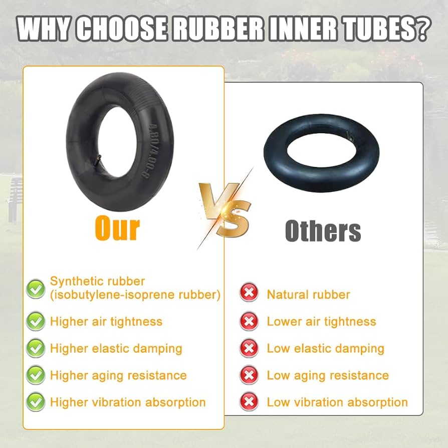 2 Camera D'Aria 4.80/4.00-8 - Per Carriole, Trattori, Spazzaneve, Valvola Curva - Foto 4