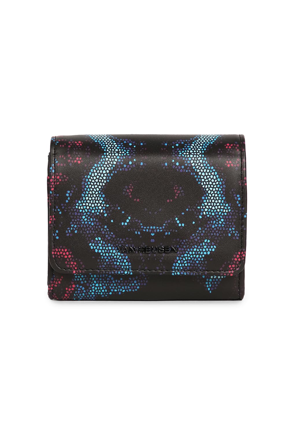 van heusen Women Polyurethane Black Print Casual Wallets-picture-20