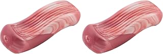 Tough Break Bacon Dog Toy | Solid Nylon Bacon-Scented Dog Toy for Aggressive Chewers | Durable Dog Chew Toy for Medium & Large Dogs (Pack of 2)