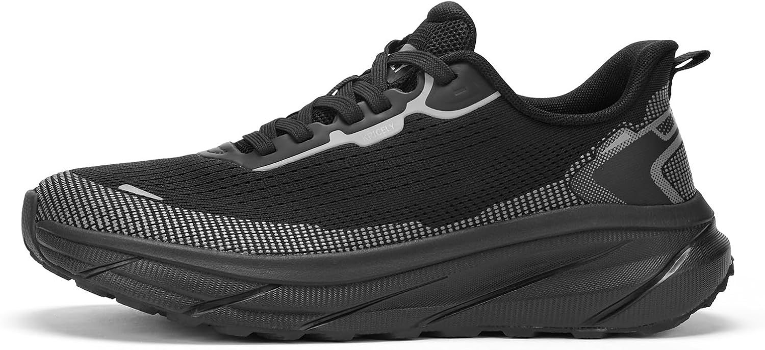 Kricely Men's Trail Running Shoes Non Slip Hiking Shoes Tennis Shoes Fashion Sneakers Workout Footwear - Image 5