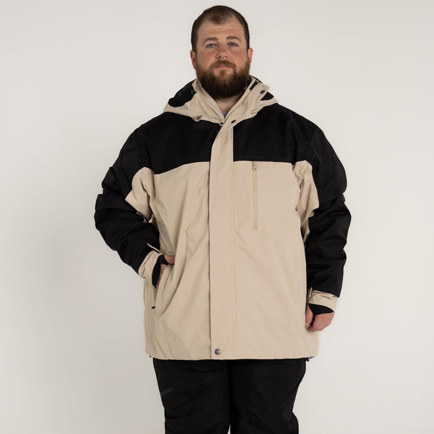 Snow Country Outerwear Mens Big 2XL-7XL Insulated Peak Ski Jacket Snow Coat