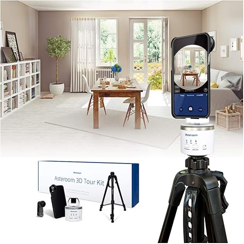 Miniatura 2 de Asteroom Kit de bienes raíces de 360 cámaras 3D Virtual Tour - El equipo incluye trípode, rotor de cámara digital, lente de leva ojo de pez