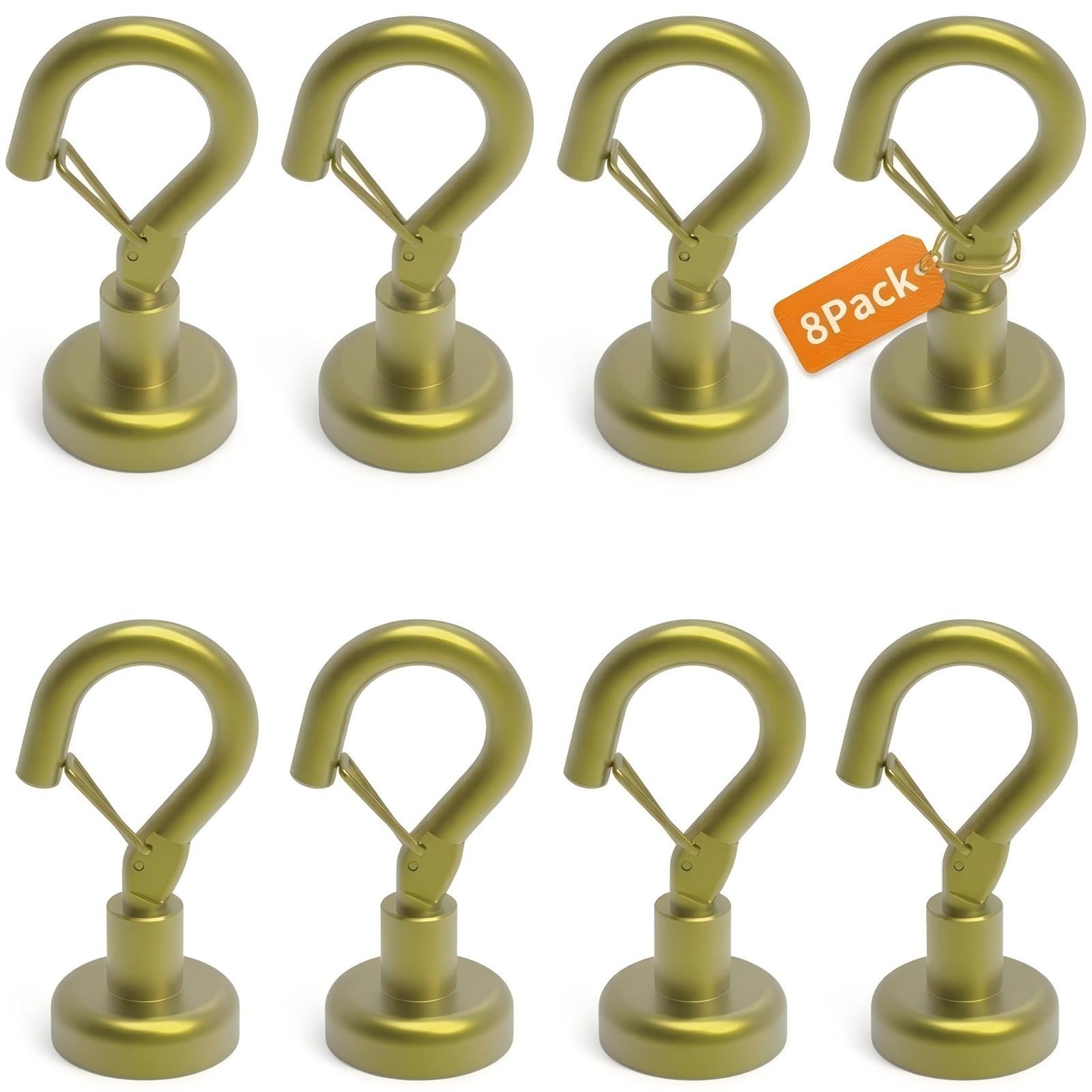Ant Mag Magnetic Hooks Heavy Duty 22LBS Strong Magnet Snap Hooks 8 Pack — Amazon image 9