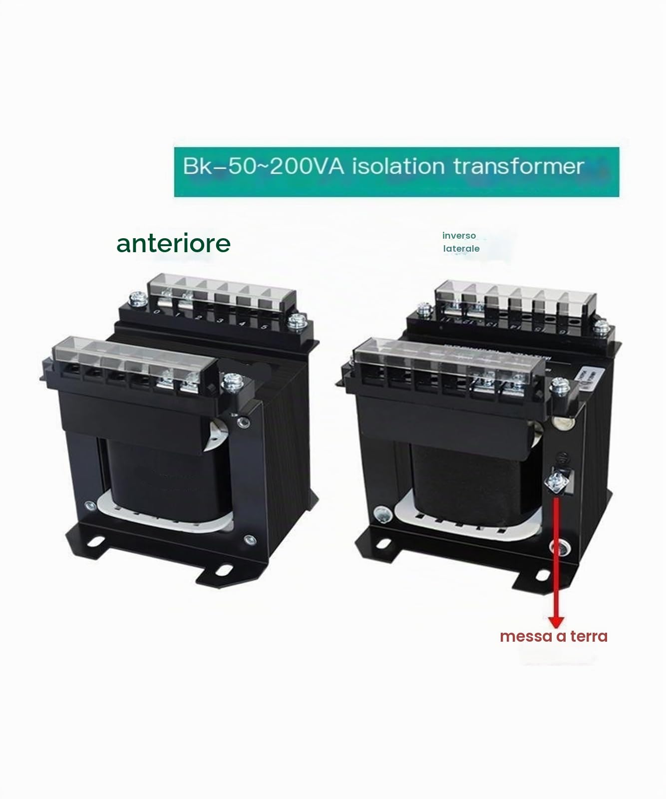 Trasformatore di isolamento monofase BK 220 a 220 isolamento