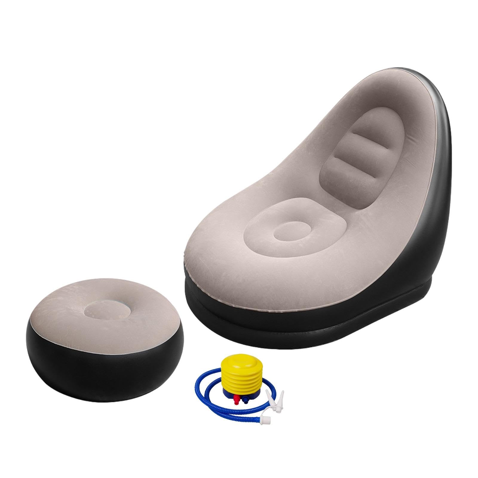 Lyla Inflatable Lounge Chair with Foot Stool Lazy Sofa for Camping Travel Outdoor Coffee-image-37