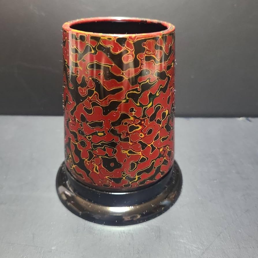 Amazon.co.jp: 津軽塗 箸立て 朱色 箸 呂上 二膳揃 漆塗り 青森