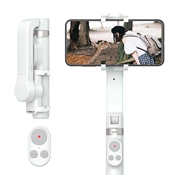 自撮り棒 スマホジンバルスタビライザー3 軸1点限り スマホ ジンバル 3軸 iphone 自撮り棒 AI自動追跡 撮影用ライト