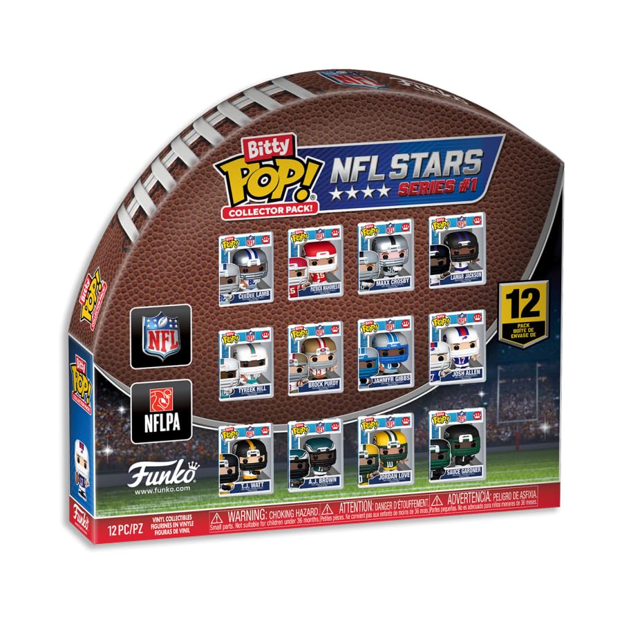 Funko NFL Bitty Pop muñecos de vinilo pequeños coleccionables micro figuras de deporte