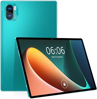 Tablet Android 13 10,1 polegadas, 16 GB de RAM, 512 GB de ROM, câmeras duplas de 16 e 24 megapixels, IPS 2560 x 1600, WiFi, Bluetooth 5.0, GPS, bateria de 12.000 mAh, Dual SIM Dual Standby（verde）