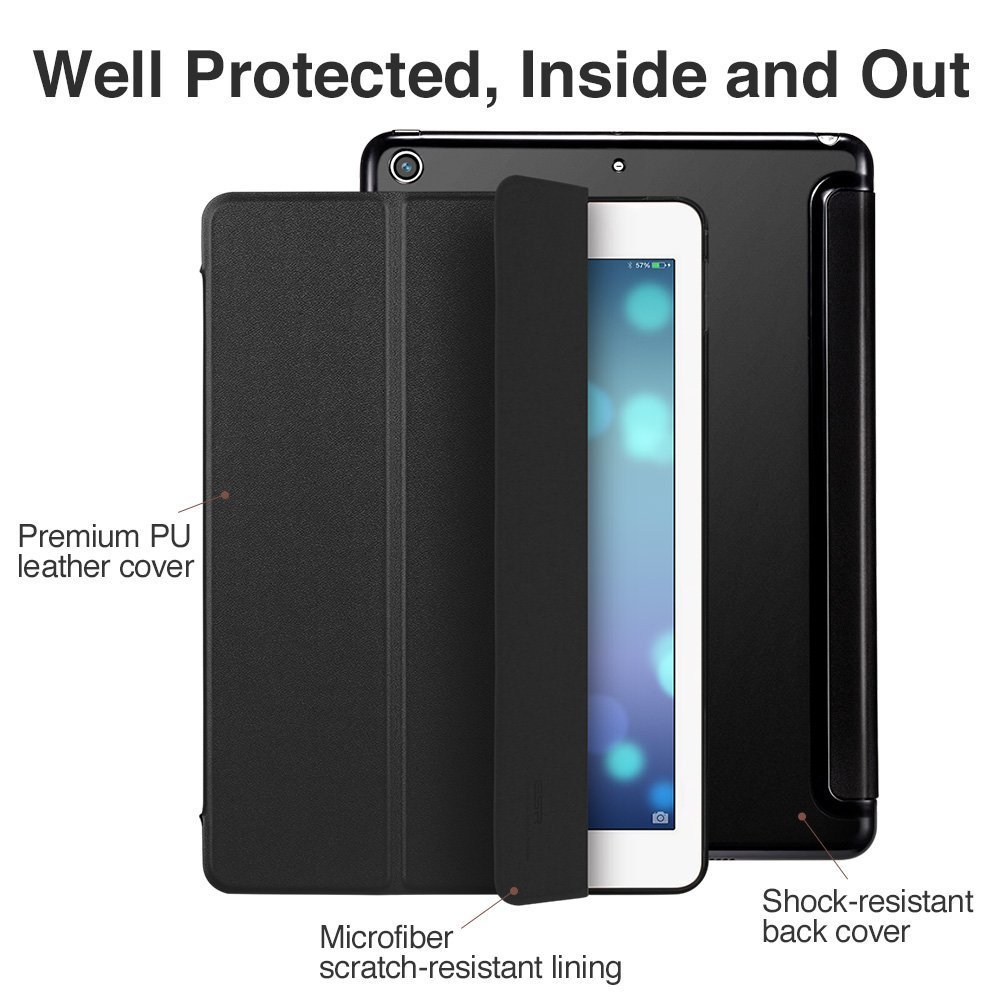 MOCA [Translucent Back] Smart Case for iPad Air 2 (2014 Launched