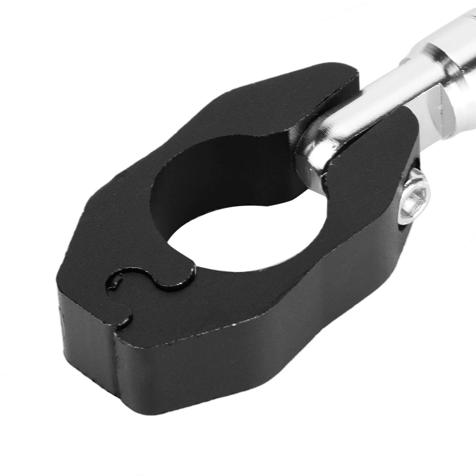 Manubrio a Croce per Moto in Lega di Alluminio Regolabile Universale, Barra di Bilanciamento per GS 1200 Nero
