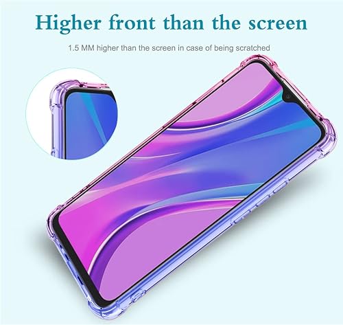 Miniatura 5 de Vokuha Funda protectora para Xiaomi Redmi 9  Redmi 9 PrimePoco M2 M2004J19PI, linda funda protectora de TPU suave y flexible para Xiaomi Redmi 9