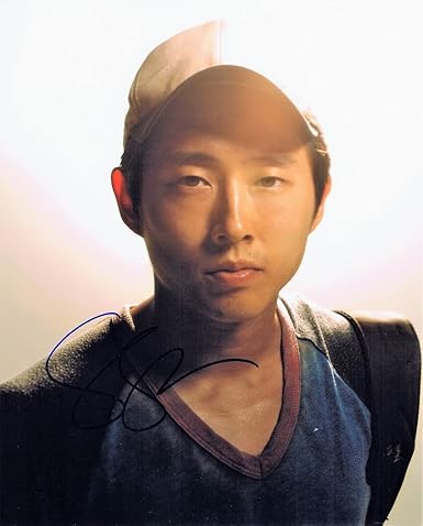 Amazon 直筆サイン ウォーキングデッド The Walking Dead 10 17 Tv スティーヴン ユァン As グレン Steven Yeun As Glenn アイドル 芸能人グッズ 通販