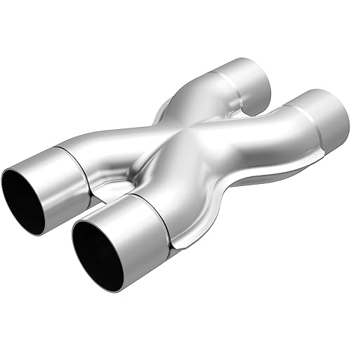 MagnaFlow Performance Exhaust Tru-X Crossover X-Pipe 10790: 2.25"/2.25" Inlet/Outlet, Stainless