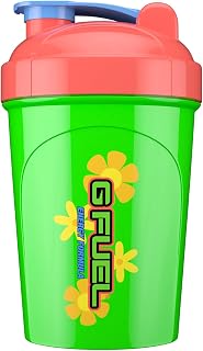 G Fuel The Ordinary Shaker Bottle, Drink Mixer for Pre Workout, Protein Shake, Smoothie Mix, Meal Replacement Shakes, Energy Powder and More, Blender Cup, Portable Safe, BPA Free Plastic - 16 oz