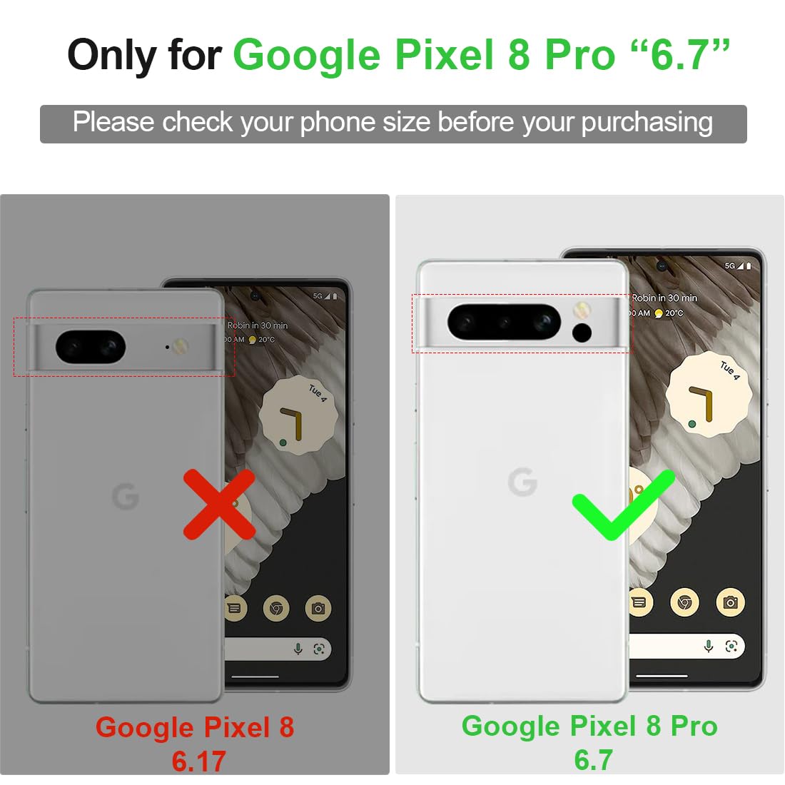 KEZiHOME for Google Pixel 8 Pro Case, Google Pixel 8 Pro Wallet Case [RFID Blocking] Genuine Leather with Card Slots Stand Flip Cover Compatible with Google Pixel 8 Pro 5G (Black/Brown)