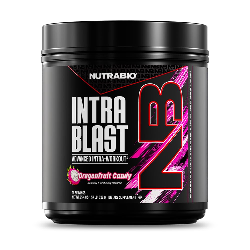 NutraBio Intra Blast Bcaa Powder Amino Acid Supplement, Electrolyte & Hydration Blend, Intra, Pre Workout & Muscle Recovery,